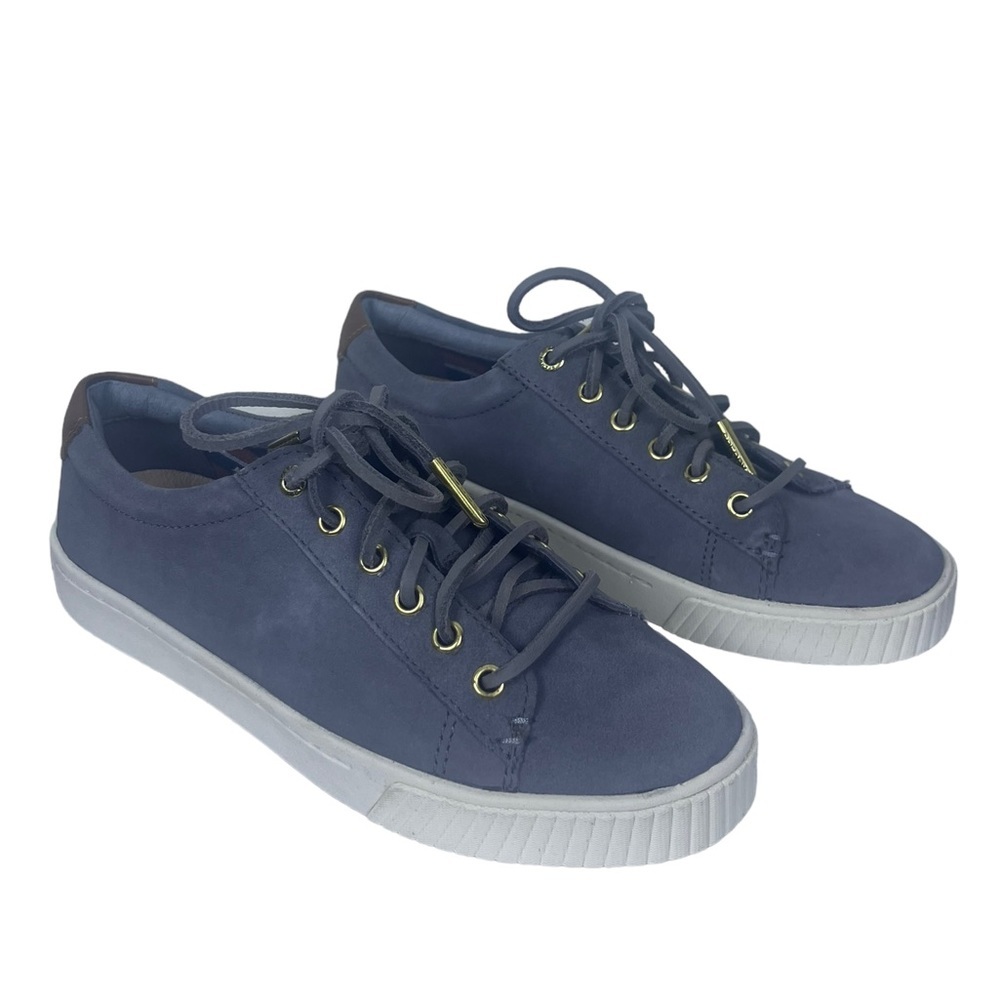 Sperry Women's Size 5.5 Anchor PlushWave LTT Suede Sneaker Preppy Casual Grey